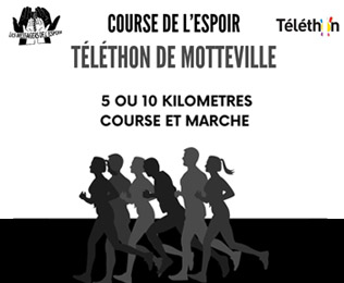 Inscriptions Courses et Marche de l'Espoir, Motteville